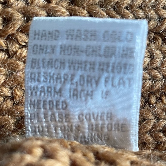 Soft Surroundings Double Breasted Ribbed Short Sleeve Sweater Brown Size Large - Picture 7 of 8